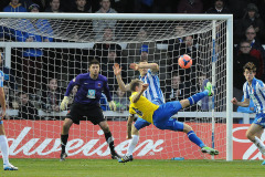 Carl Baker of Coventry City scores a spectacular overhead kick to open the scoring for Coventry City - Hartlepool United vs Coventry City - FA Challenge Cup 2nd Round Football at Victoria Park, Hartlepool - 07/12/13 - MANDATORY CREDIT: Steven White/TGSPHOTO - Self billing applies where appropriate - 0845 094 6026 - contact@tgsphoto.co.uk - NO UNPAID USE