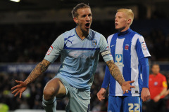 Coventry City's Carl Baker celebrates scoring Coventry City'a third - Hartlepool United vs Coventry City - NPower League One Football at Victoria Park, Hartlepool - 17/11/12 - MANDATORY CREDIT: Steven White/TGSPHOTO - Self billing applies where appropriate - 0845 094 6026 - contact@tgsphoto.co.uk - NO UNPAID USE Coventry City's Carl Baker celebrates scoring Coventry City'a third - Hartlepool United vs Coventry City - NPower League One Football at Victoria Park, Hartlepool - 17/11/12 - MANDATORY CREDIT: Steven White/TGSPHOTO - Self billing applies where appropriate - 0845 094 6026 - contact@tgsphoto.co.uk - NO UNPAID USE