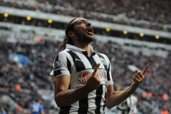Newcastle United's Jonás Gutiérrez celebrates scoring the opening goal  - Newcastle United vs Chelsea - Barclays Premier League Football at St James Park, Newcastle upon Tyne - 02/02/13 - MANDATORY CREDIT: Steven White/TGSPHOTO - Self billing applies where appropriate - 0845 094 6026 - contact@tgsphoto.co.uk - NO UNPAID USE Newcastle United's Jonás Gutiérrez celebrates scoring the opening goal  - Newcastle United vs Chelsea - Barclays Premier League Football at St James Park, Newcastle upon Tyne - 02/02/13 - MANDATORY CREDIT: Steven White/TGSPHOTO - Self billing applies where appropriate - 0845 094 6026 - contact@tgsphoto.co.uk - NO UNPAID USE