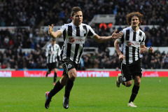 Newcastle United midfielder Yohan Cabaye celebrates scoring the opening goal  - Newcastle United vs Reading - Barclays Premier League Football at St James Park, Newcastle upon Tyne - 19/01/13 - MANDATORY CREDIT: Steven White/TGSPHOTO - Self billing applies where appropriate - 0845 094 6026 - contact@tgsphoto.co.uk - NO UNPAID USE
