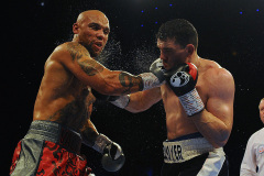 Craig Glover defeats Simon Validly via 8th round stoppage  during a Boxing Show at the Metro Radio Arena on 13th October 2018