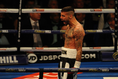 Lewis Ritson stops Paul Hyland Jnr in the first round during a Boxing Show at the Metro Radio Arena, Newcastle Upon Tyne on 16th June 2018
